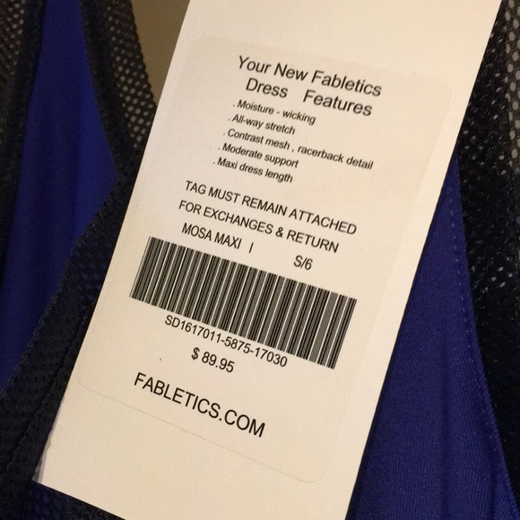 NWT Fabletics Mosa Maxi Dress - Picture 5 of 5